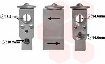 VAN WEZEL 33001379 -  Расширительный клапан, кондиционер